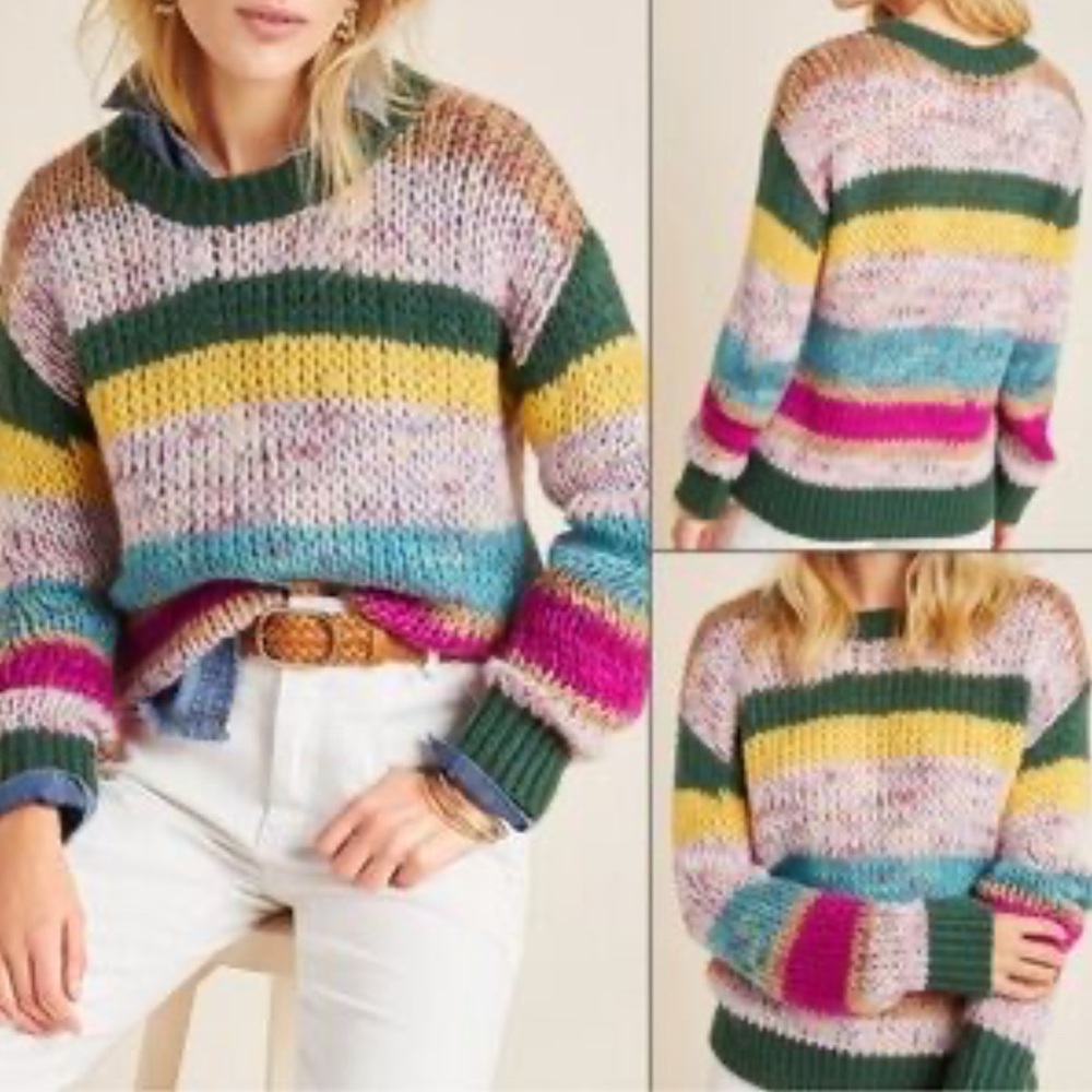Heartloom multi color sweater